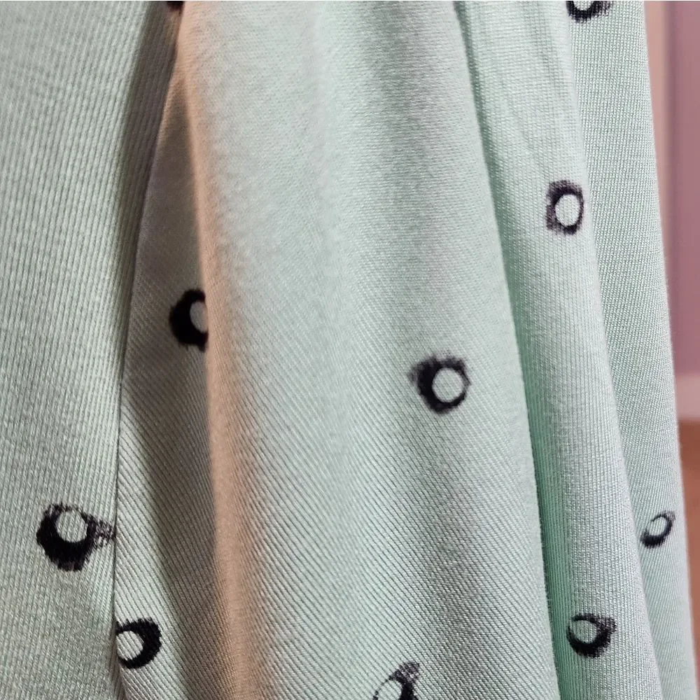 Alfani mint green crew neck dot pattern top tee 2X - Picture 5 of 7